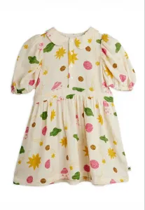 Платье из плетеной ткани, повседневное платье Mini Rodini, Offwhite