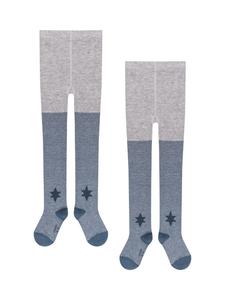 Camano Колготки в цвете Navy, темно-синий, крапчатый серый