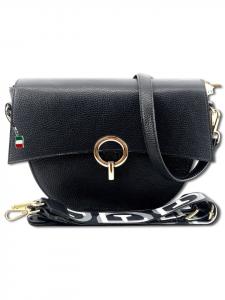 Наплечная сумка Florence Umhängetasche, Citytasche Leder schwarz ca. 30cm