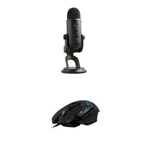 Комплект для подключения микрофона Blue Yeti и игровой мыши G502 HERO (затемненный микрофон)