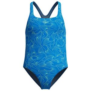 Детский купальник-медальон Hyper Boom Allover Speedo, синий