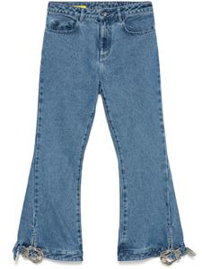 Marques'Almeida джинсы с пряжками, синий