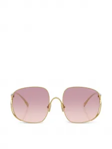 Солнцезащитные очки в квадратной оправе Miu Miu, золотой