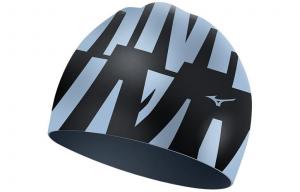 Силиконовая шапочка для плавания Unisex Mizuno, черный