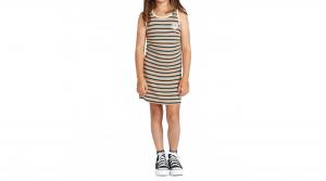 Лиловое вязаное платье в коричневом цвете Volcom