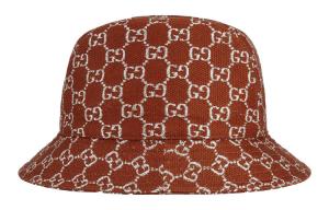 Панама Gucci с узором, красный