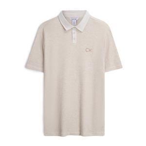 Мужская поло Calvin Klein, экрю 6p6