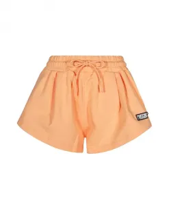 Хлопковые шорты с эластичным поясом Msgm, оранжевый
