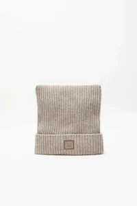 Квадратная шапочка с логотипом Face Acne Studios, Greige melange