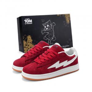 Легкие низкие скейтбордные кроссовки Lightning Vengeance Storm с противоскользящим и износостойким покрытием, унисекс Talking Tom, бордовый красный