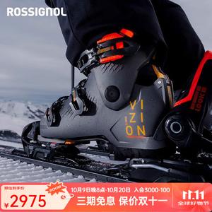 Rossignol Мужские лыжные ботинки double board серии vizion, профессиональные сноубордические ботинки с быстрой шнуровкой, black (жесткость 100), rbn7090, размер 26.5 (265 мм)