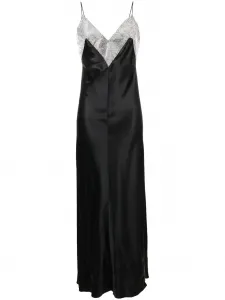 Платье-комбинация с блестками Nuè, черный