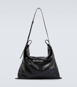 Кожаная сумка через плечо Balenciaga, Black/L White