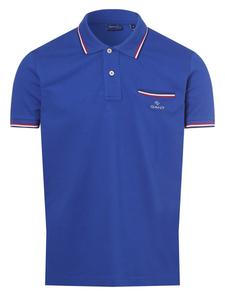 Рубашка поло GANT Regular fit Shirt, цвет navy/royal blue