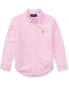 Рубашка Polo Ralph Lauren Kids Cotton Oxford Sport Shirt, цвет New Rose