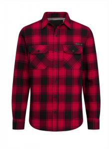 Рубашки Brandit красно-черного цвета