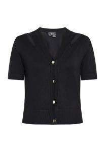 Вязаный кардиган faina, черный