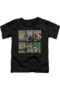 Футболка с коротким рукавом для малышей с обложками DC Comics Wonder Woman Gildan, черный