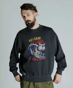 CREW SWEAT SURF DOG / Crew Neck Sweat Surf Bulldog