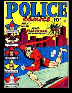 Police Comics #10: Golden Age Adventure Comics 1942 (CreateSpace Independent Publishing Platform)
