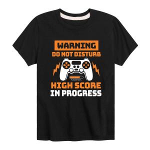 Футболка с графическим изображением «Не беспокоить» для мальчиков 8–20 лет Licensed Character, черный