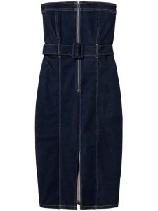 TWINSET джинсовое платье с бюстье, синий