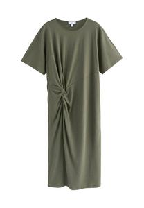 Платье Next Jersey dress, Khaki Green/Green