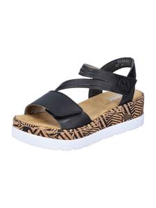 Сандалии на плоской подошве rieker Plateau Sandaletten, черный