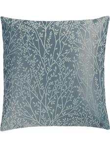 Erwin Müller Жаккардовая, хлопковая, тканая наволочка «Малага» в ледяном синем цвете