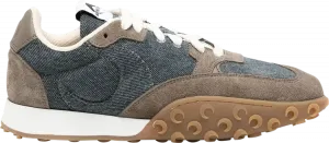 Кроссовки Marine Serre Rise Sneaker 'Denim Brown', синий