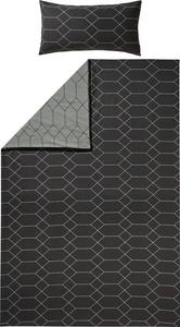 Двустороннее постельное белье REDBEST 204613 2-teilig, 155x1x200 см, антрацитовый