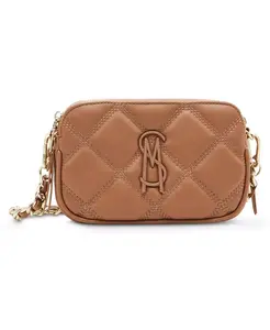 Сумка кросс-боди Bdaisy с простежкой Steve Madden, коричневый