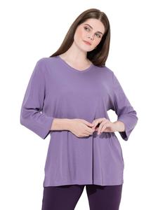 Ulla Popken Сиреневая футболка