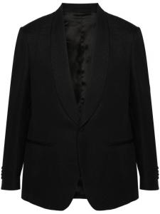 Lardini пиджак с металлизированной нитью, черный
