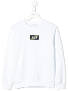 Толстовка с графичным принтом MSGM Kids, белый