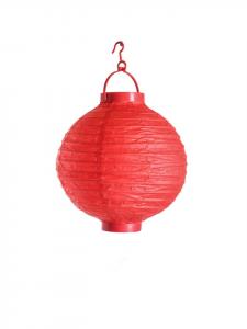 Marelida Светодиодный фонарь, работающий от батареек, диаметр 20 см, красный