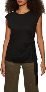 Футболка Sanctuary Side Tie Muscle Tee, Black