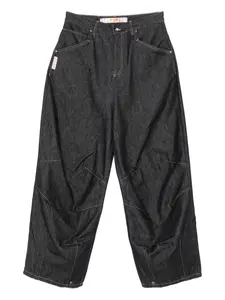 Джинсы со вставками PDF, синий