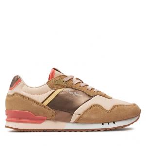 Кроссовки Pepe Jeans London Glam W PLS40006 Sand Beige 847, бежевый