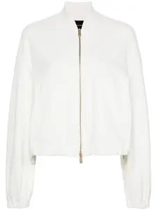 Трикотажная куртка-бомбер Fabiana Filippi, белый