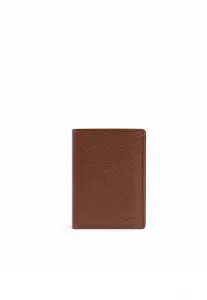 Кошелек moyen zippé volets charles Le Tanneur, Dark Brown Melange