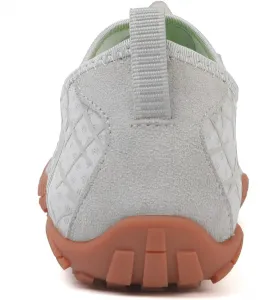 Водные обувь UBFEN Aqua для плавания, мужские и женские пляжные спортивные, быстросохнущие, босиком для лодок, рыбалки, дайвинга и серфинга, светло-серый