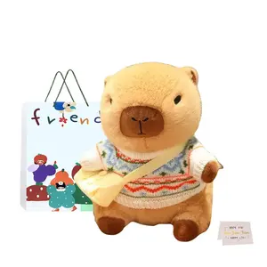 Милая капибара, свитшот рюкзак капибара куклы плюшевая кукла высота 23см Whoops