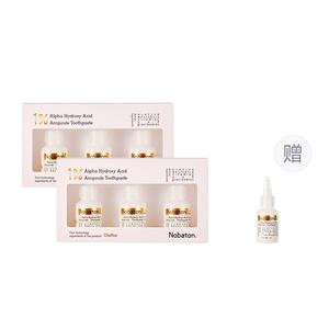 Зубная паста с 1% альфа-гидроксикислотами для очистки и свежести дыхания 35г*3 шт/уп Nobaton