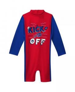 Красный гидрокостюм с длинными рукавами для мальчиков и девочек Buffalo Bills Wave Runner Outerstuff, красный