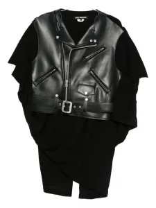 Драпированная куртка на молнии JUNYA WATANABE, черный