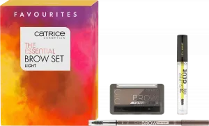 Подарочный набор Brow The Essential Light 3 шт. 1 шт. Catrice