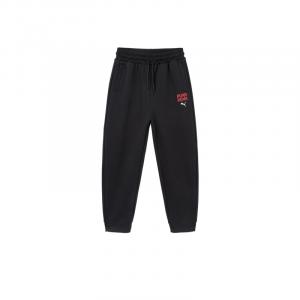 Детские вязаные спортивные штаны PUMA, черный