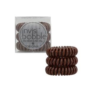 Invisibobble, Original, Резинки для волос Крендель Коричневые, 3 шт