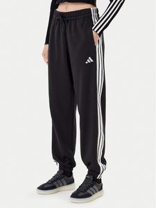Джоггеры loose fit Essentials 3-Stripes Fleece JE1276 Adidas, чёрный